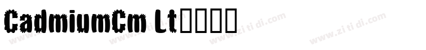 CadmiumCm Lt字体转换